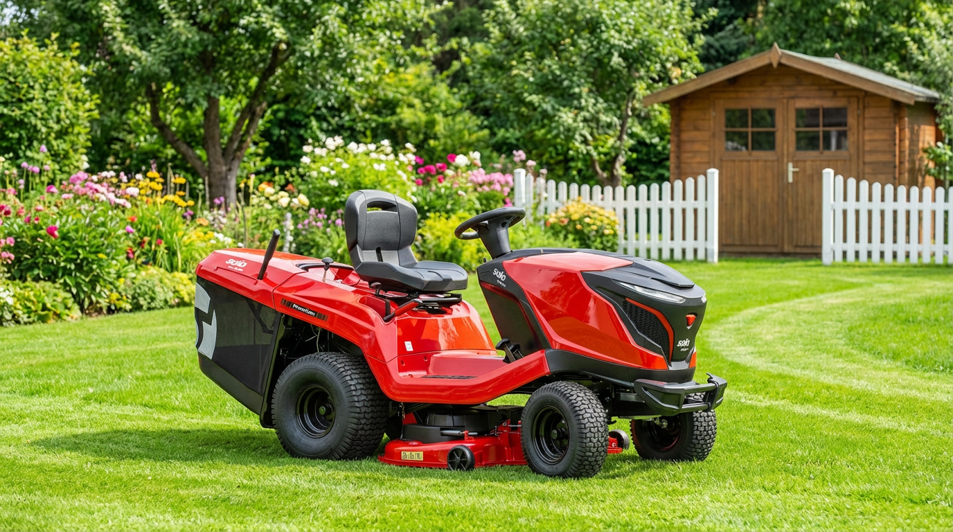 taktorová kosačka do záhrady